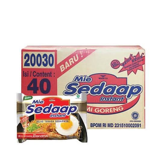 Sedaap Mie Instant Goreng 90G - Mie Goreng Instant