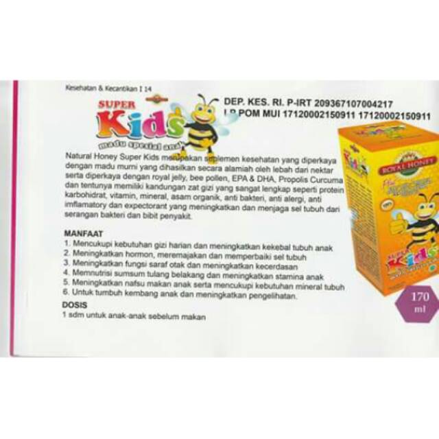 

Natural honey super KIDS