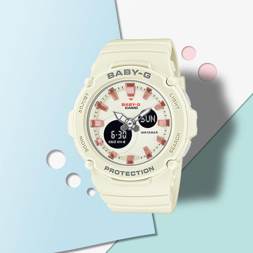 TAHAN AIR   JAM TANGAN WANITA BABY-G CASIO BGA 270 DUAL TIME / JAM TANGAN WANITA TERBARU