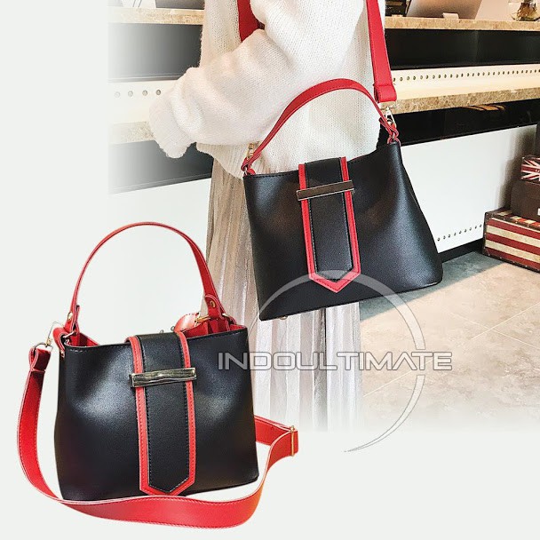 2IN1 Tas Selempang Wanita KULIT IMPORT LL0413 Sling Bag Wanita Tas Wanita Tas Import Wanita Tas Bahu