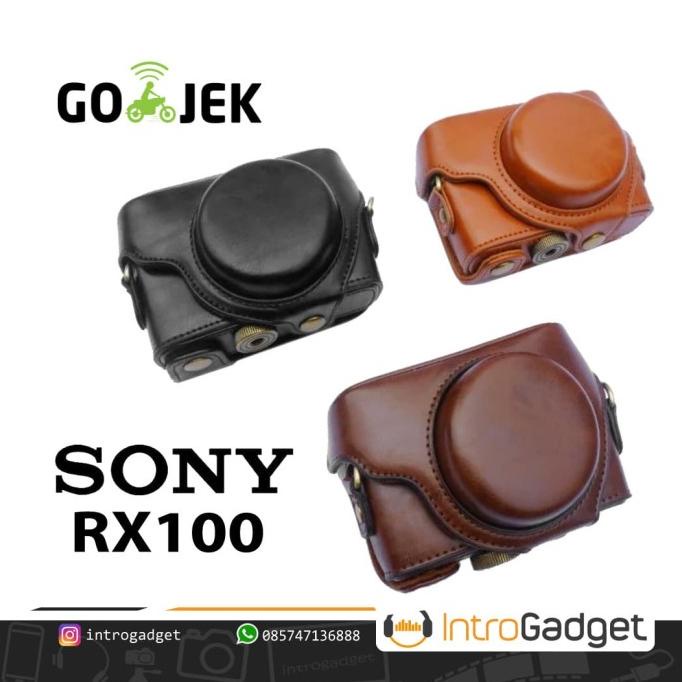 Tas & Case Kamera Leather Case Sony Rx100 Rx100Ii Rx100Iii Rx100Iv Rx100V Bag Tas Cover