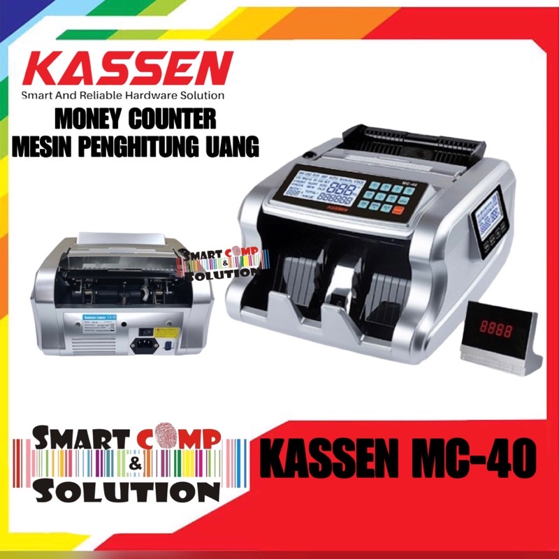 KASSEN MONEY COUNTER BILL / MESIN PENGHITUNG UANG MC20 MC30 MC40 MC40C MC50C