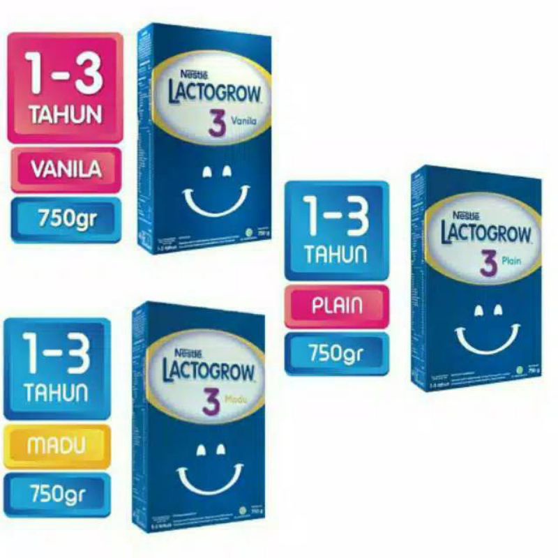 Lactogrow 3 Madu/Vanila