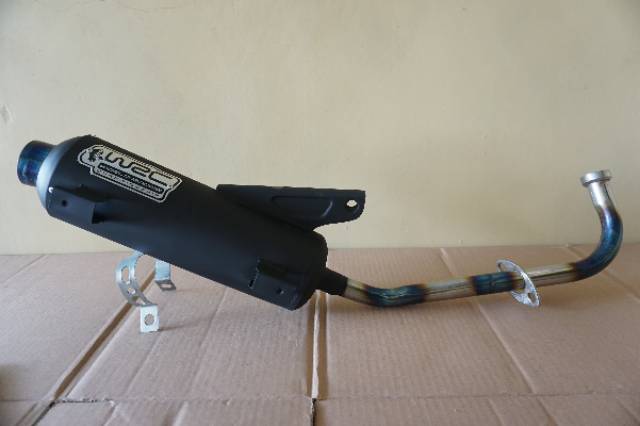 Knalpot mber Listrik WRC tsukigi sugigi untuk all beat Spacy Scoopy Beat Street Vario 110 125 150 New atau Old-1