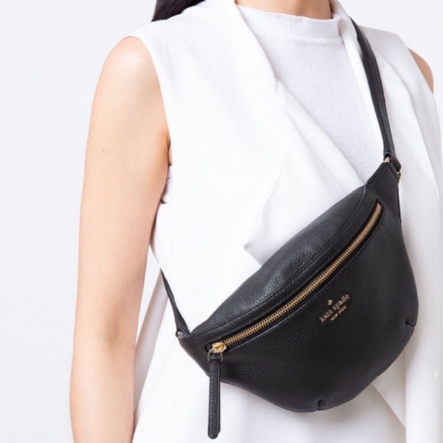 Tas Kate Spade KS Jackson Belt Bag Black New Original