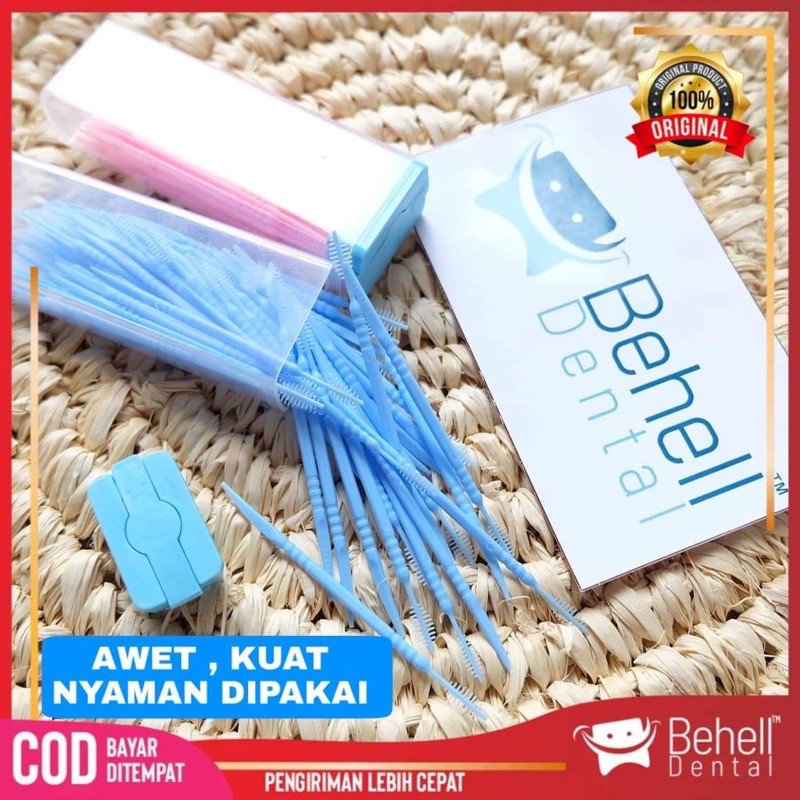 Behelldental Tusuk Gigi Behel Oratex / dental floss pembersih sikat sela sela gigi ortho kawat gigi bracket / Interdental Brush Tooth Teeth / Penghilang Pembersih Plak Gigi