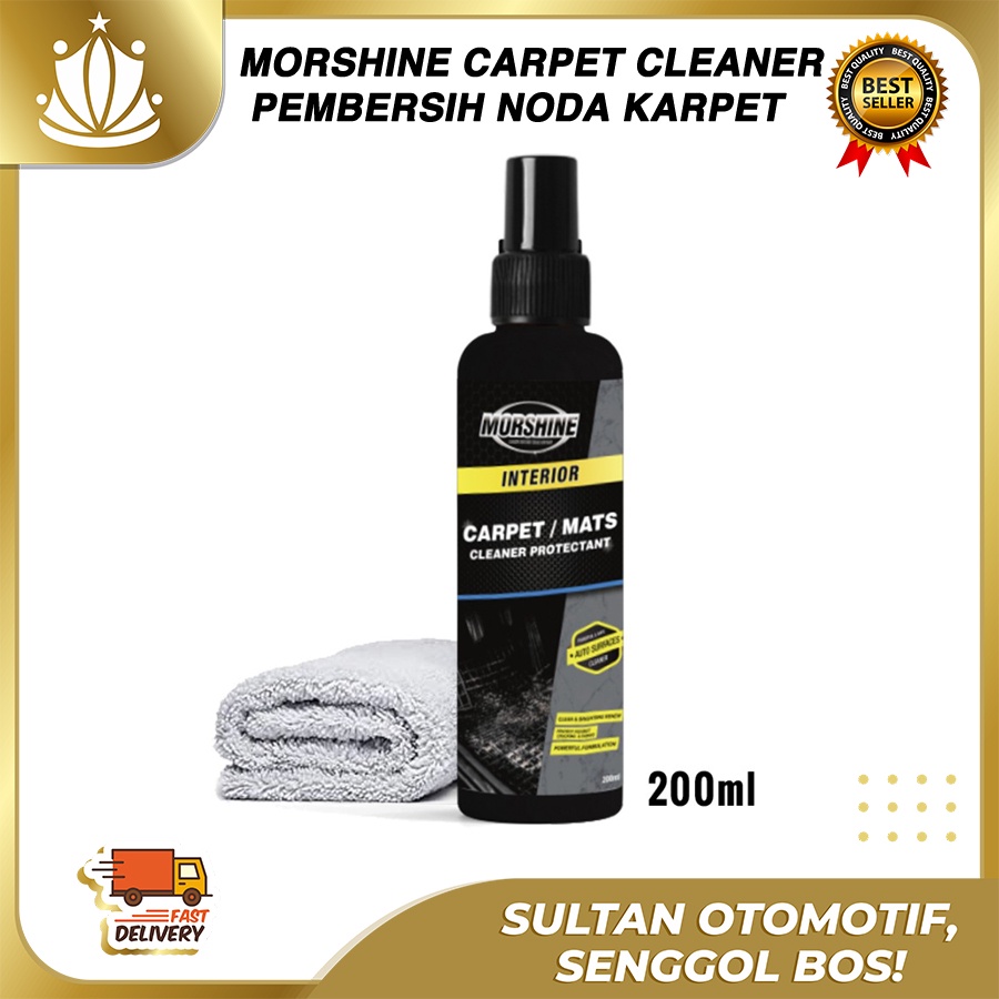 MORSHINE Carpet Cleaner Pembersih Noda Karpet Mobil 200mL