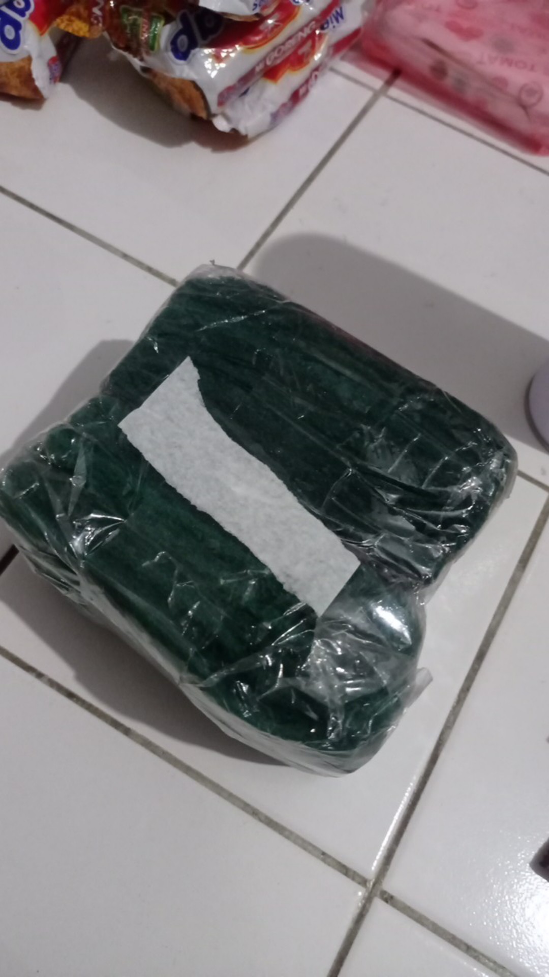 Sabut Cuci Piring Hijau Tanpa Spon Grosir Baroque Mart