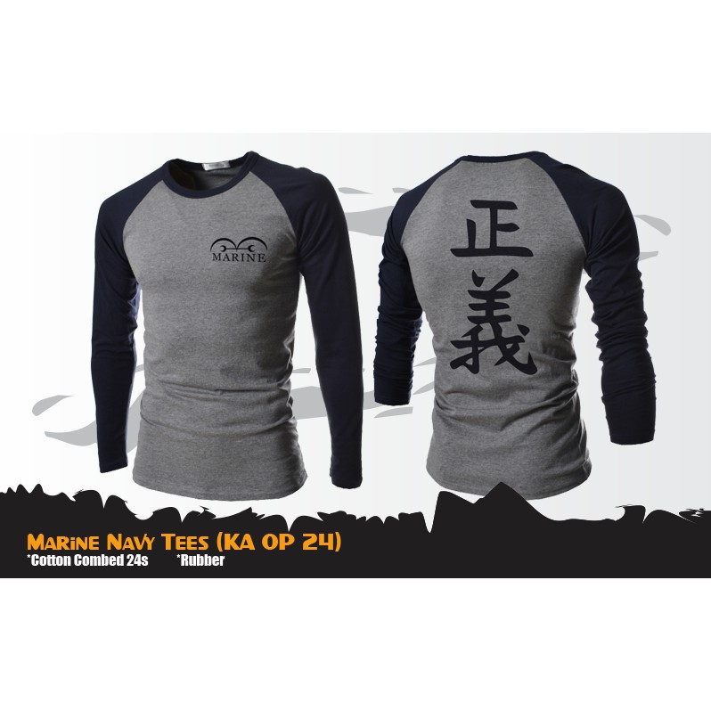Kaos Marine KA OP 24 Kaos One Piece (versi Lengan Panjang)