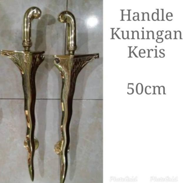 Handle pintu rumah / Gagang pintu rumah motif keris polos 50cm Terbaik