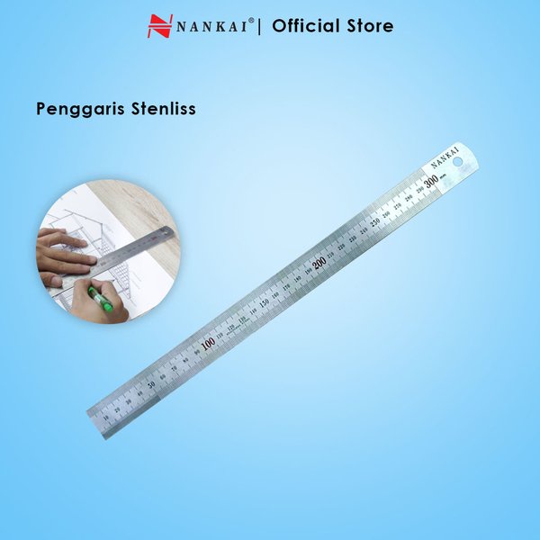 

Perkakas Nankai Penggaris Stainless Steel 100 Cm