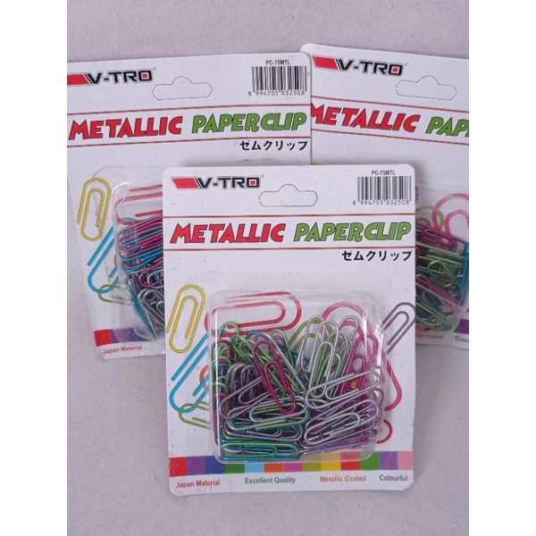 

Paper clip Metalik warna warni Vtro