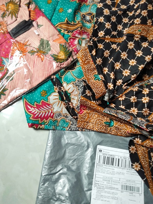 Atasan Batik Dolby Dolbi Dobby Doby Tenun Sutra Tulis Katun Atbm Baron Sarimbit