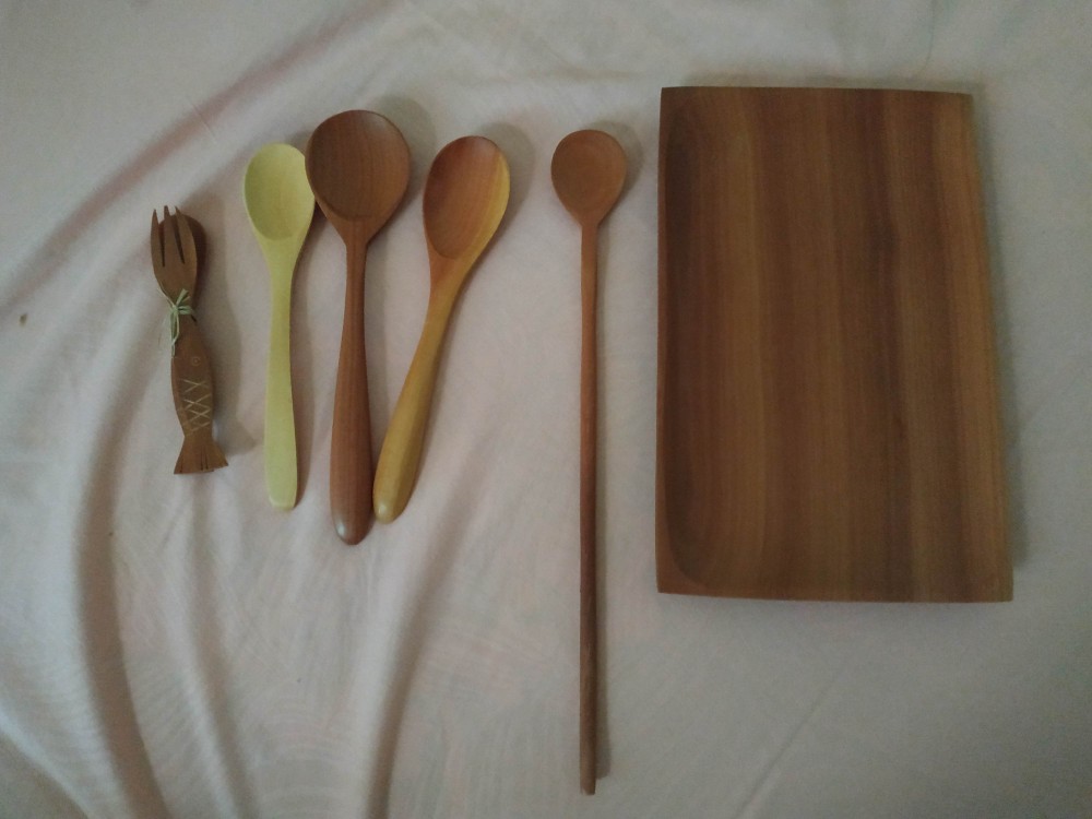 Piring Kayu Persegi Panjang