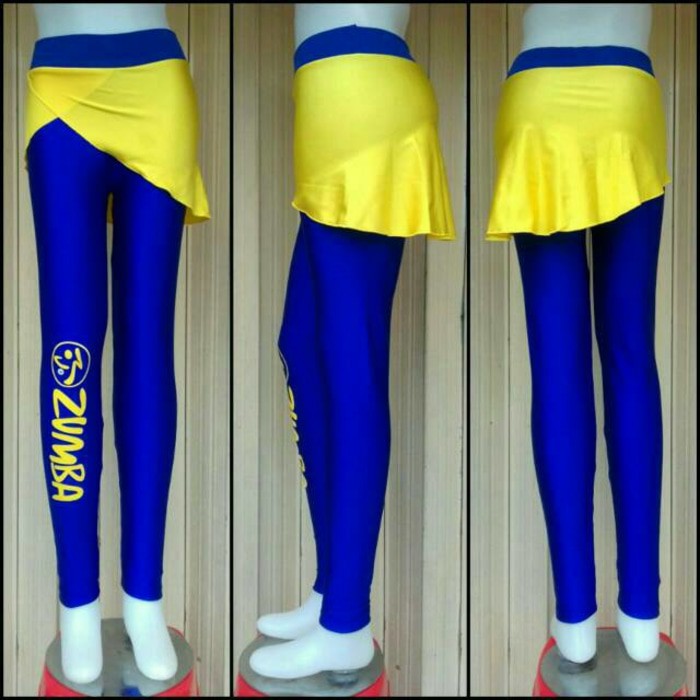 Baju senam /aerobik/yoga/zumba/Legging rok senam zumba