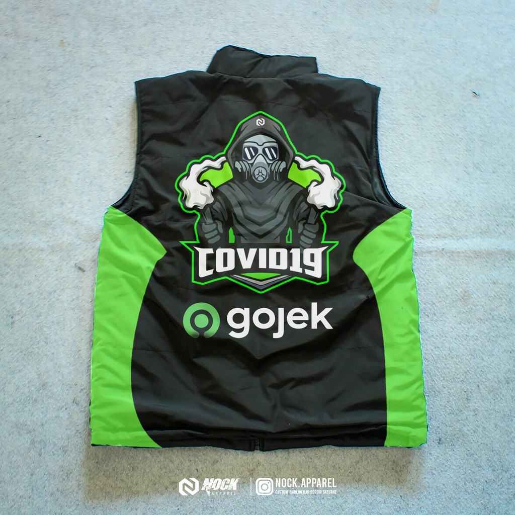 Rompi Covid Nock Apparel Custom Ojol
