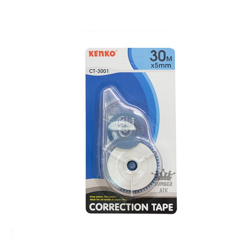 

CORRECTION TAPE KENKO CT 3001 ( 30M x 5MM ) TIP-EX Roll - 1 PCS