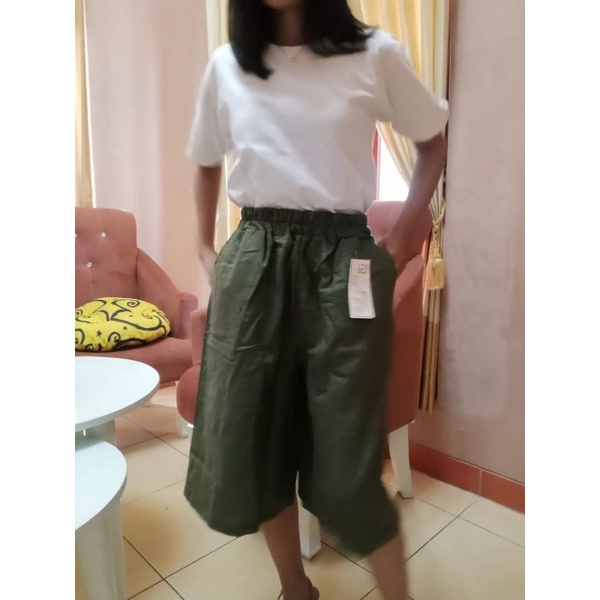 celana kulot pendek wanita
