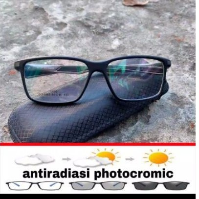 Kacamata pria sporty lensa photocromic