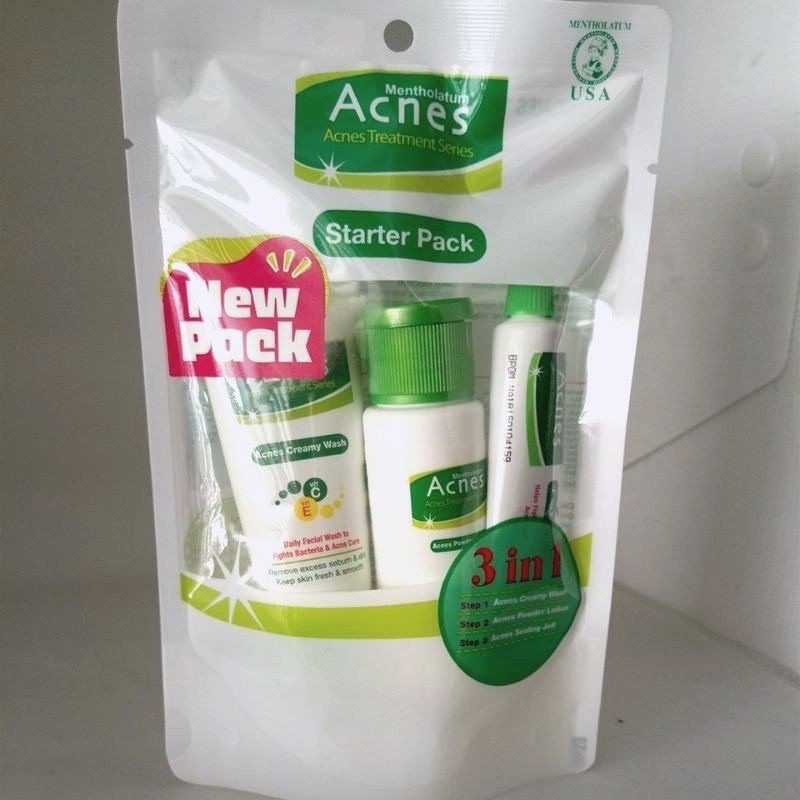 ACNES STARTER PACK | ACNES PAKET TRAVEL KIT | ACNES STARTER PACK PAKET JERAWAT PAKET ACNE