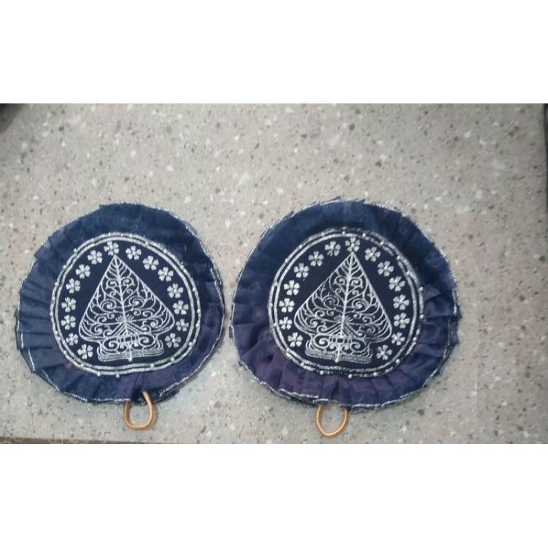 Kipas Patah Manten Adat Jawa - Sepasang Kipas Patah