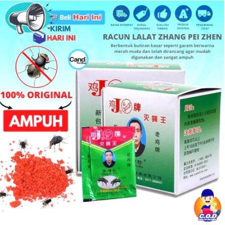 RACUN LALAT ZHANG PEI ZHEN AMPUH ORIGINAL 100% PEMBASMI LALAT