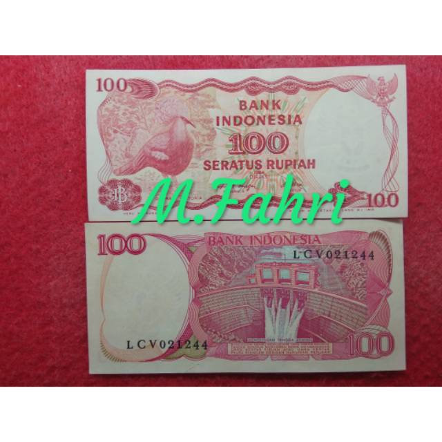 Uang Kuno 100 Rupiah Burung Dara Tahun 1984