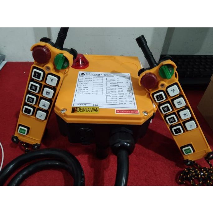 Telecrane F24-8D / F24-8S Remote Wireless Hoist Crane Push Button 380V