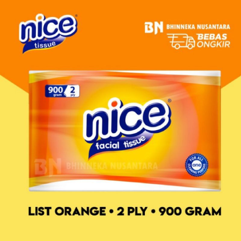 NICE FACIAL TISSUE / TISSUE WAJAH / TISSUE NICE / TISSUE SERBAGUNA