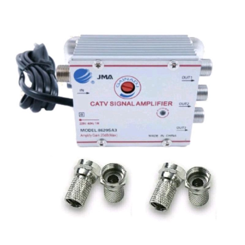 Spliter Antena TV CATV Signal Amplifier