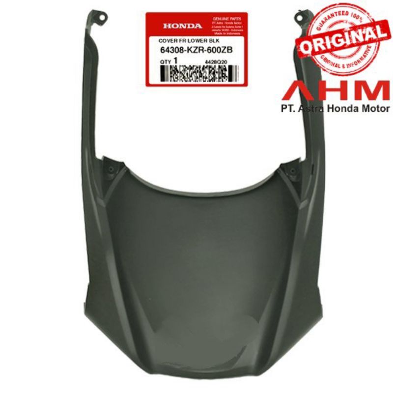 cover fr lower vario 125 lama. 64308KZR600ZB. original ahm