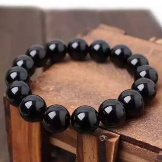 Gelang Batu Natural Black Onyx Black jade Giok Hitam Gelang Batu Natural Black Onyx Black jade Giok Hitam