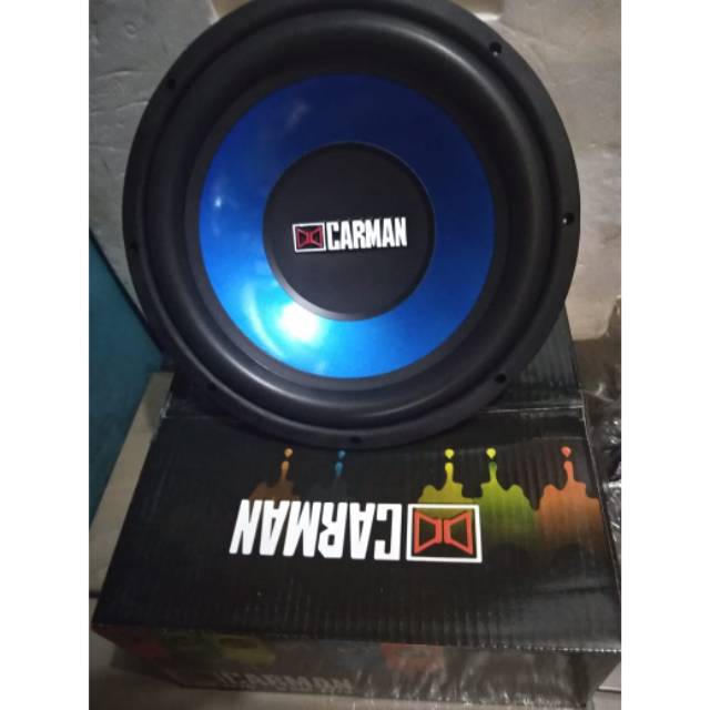 Subwofer carman 12inc double coil audio mobil