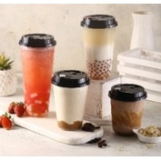 Plastik Cup Boba 400ml (50pcs) Cup Cheese Tea - Cup Kopi Teh - Cup Juice - Cup Injection