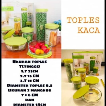 [ TOPLES MARINE BOWL] Marine Bowl Kimglass set 5 / Toples Kaca