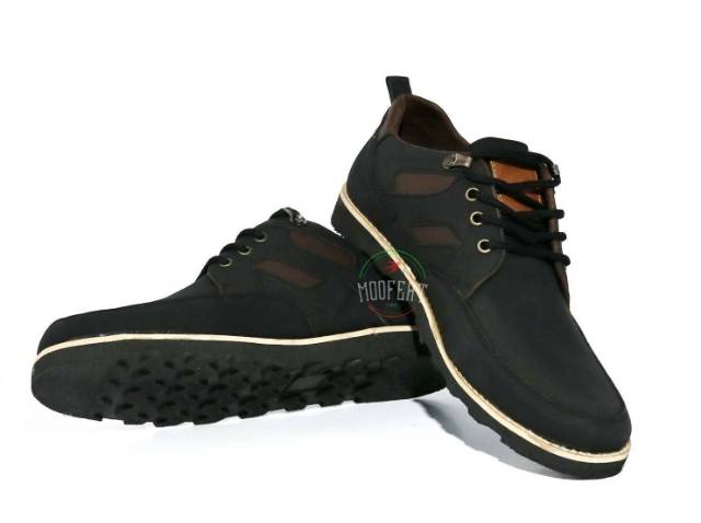 Sepatu Outdoor Semi Kulit, Moofeat Boot Pendek, Sepatu Original Branded