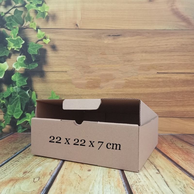 

box/kardus 22x22x7cm... die cut