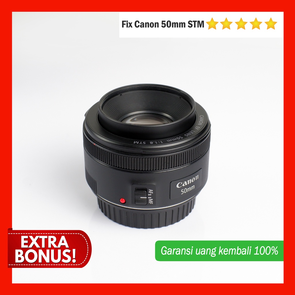 Lensa Fix Canon 50mm STM