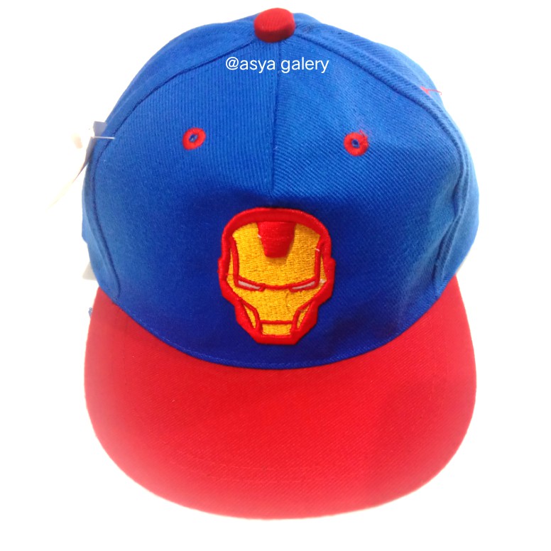 TOPI ANAK SNAPBACK KARAKTER BORDIR BATMAN /TOPI SPIDERMAN/TOPI TRANSFORMER/ TOPI TOPI FREE FIRE-1