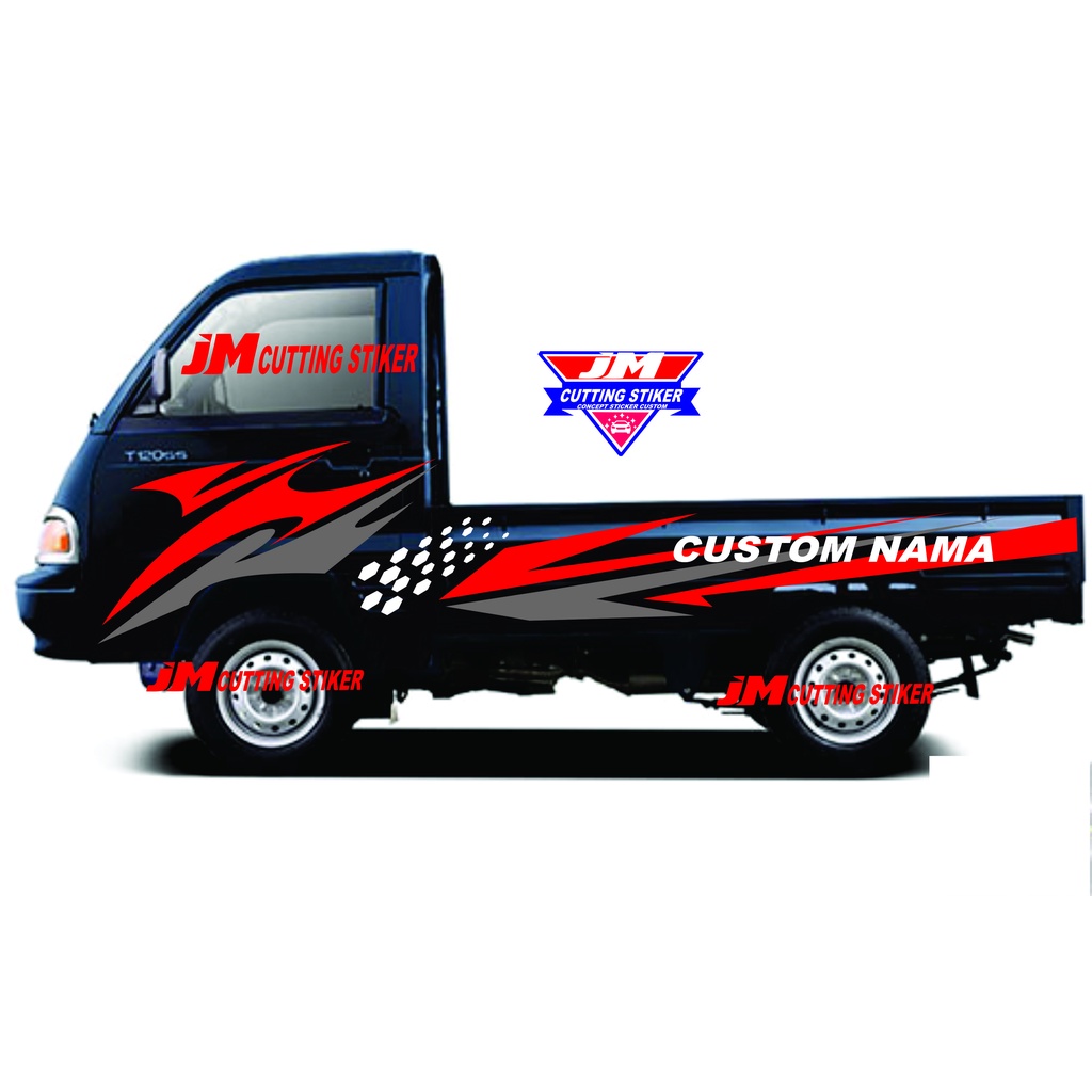 Stiker mobil pick up carry cutting sticker pick up carry apv gran max l300