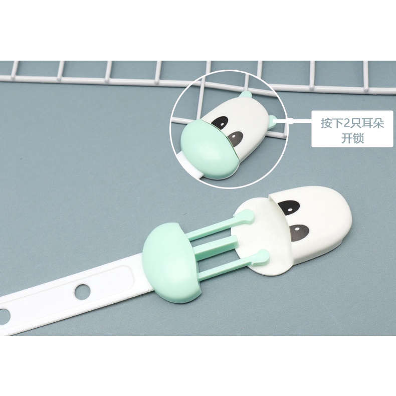 Safety Lock Pengaman Pintu Kulkas Kunci Pengaman Anak Bayi dari Siku Lemari Pengunci Laci Serbaguna Model Lucu Paus Sapi Piggy Apel Kids Drawer Cabinet Door