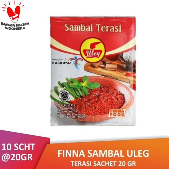 

BARU PACK Finna Sambal Uleg Terasi Sachet (10 x 20gr)