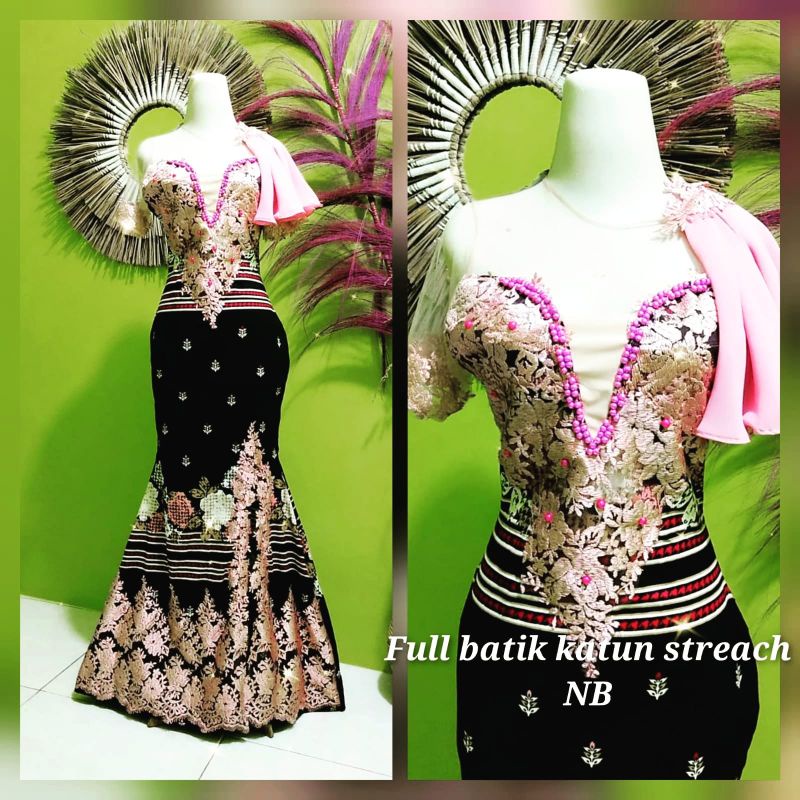 baju singer/baju penyanyi/dres singer/katun streach motiv lengan fariasi