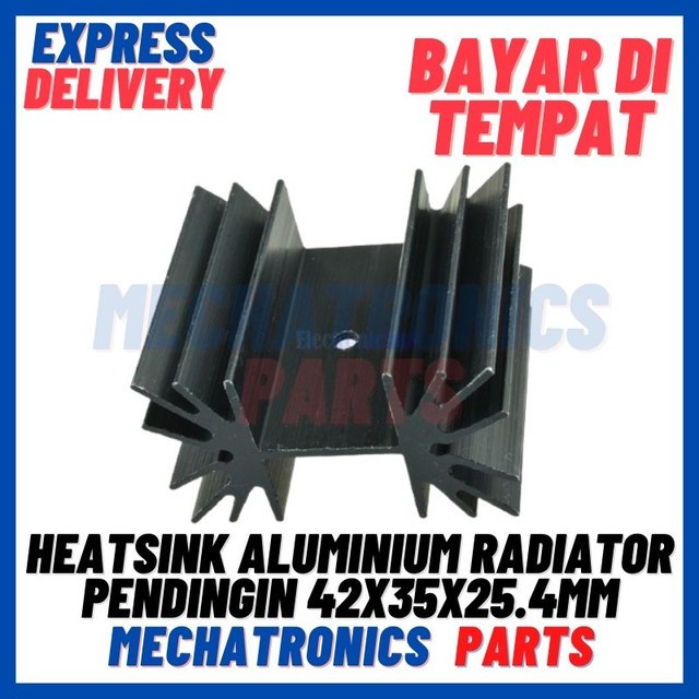 [DEV-9441] HEATSINK ALUMINIUM RADIATOR PENDINGIN 42X35X25.4MM