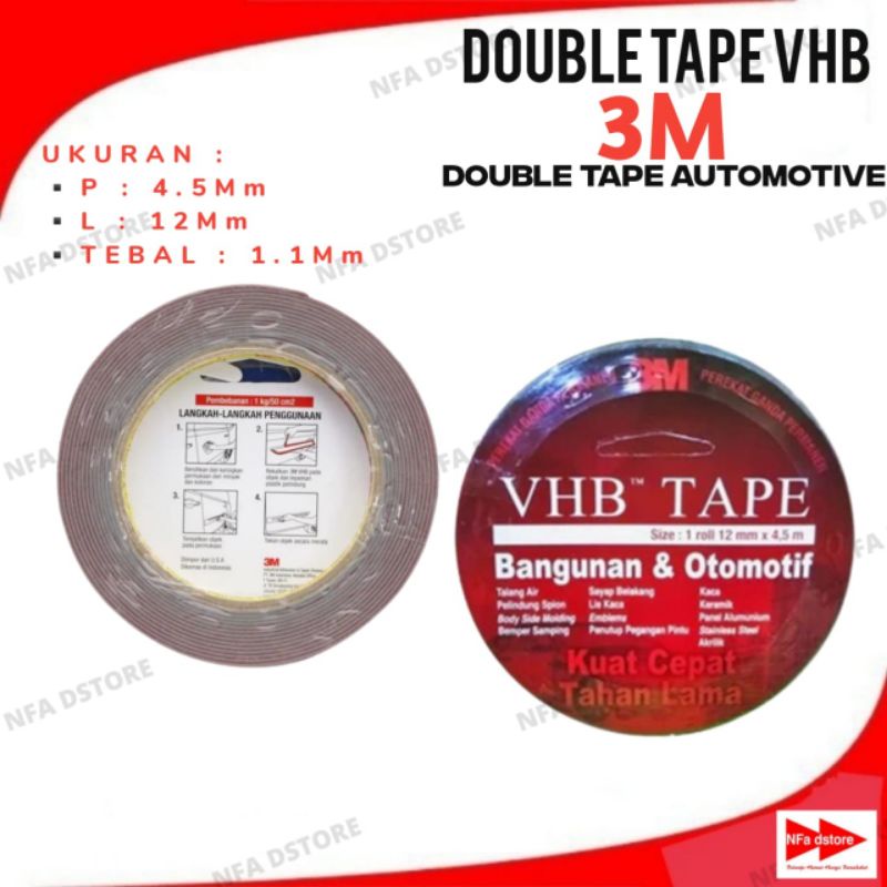 

Double Tape 3M VHB - Perekat Otomotif Kuat Lengket