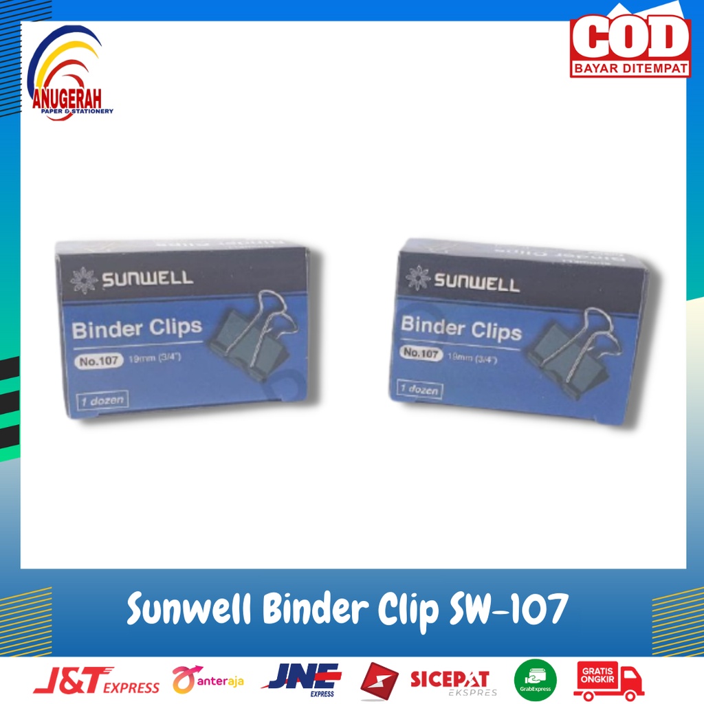 

Binder Clip Sunwell No 107 (PCS)