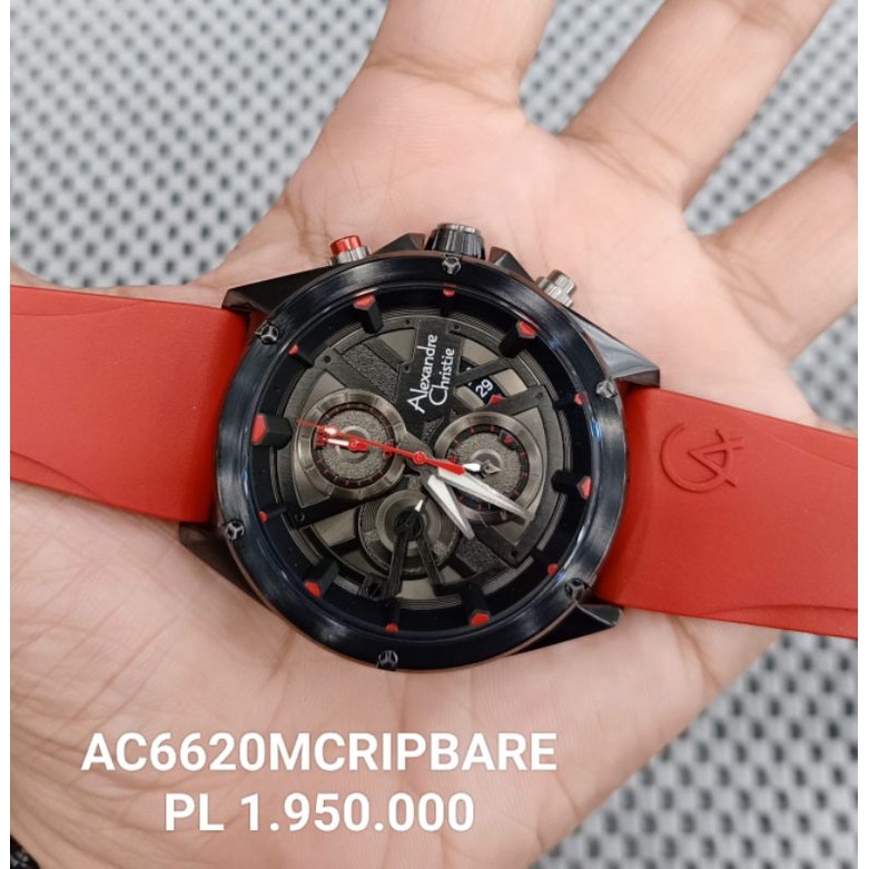 Alexandre Christie Cowok AC 6620 MC Rubber Original