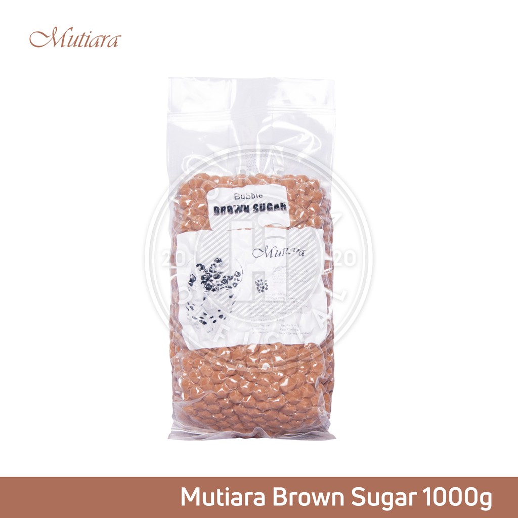 

MUTIARA BROWN SUGAR TAPIOCA PEARL 1000GR / BOBA TAPIOKA RASA GULA JAWA KEMASAN 1KG