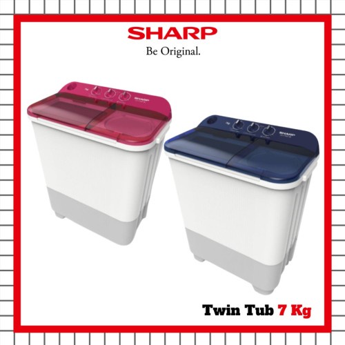 Mesin Cuci Sharp ES-T75NT-PK/BL FREE ONGKIR JABODETABEK