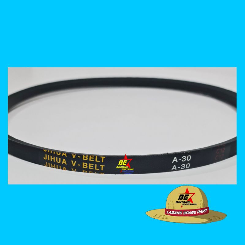 VBELT JIHUA A30 V-BELT MESIN CUCI A-30 V BELT A 30 VAN BELT 720 [BISA COD]